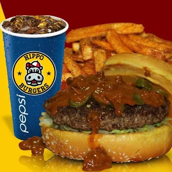 8 HIPPO TEXAS BURGER COMBO