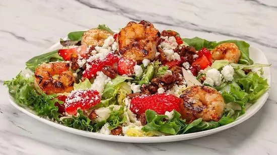 Grilled Shrimp & Strawberry Salad