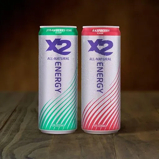 X2 All-Natural Energy: Strawberry Kiwi/Raspberry
