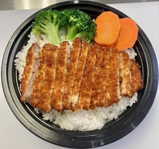 Crispy Pork Tonkatsu Rice Bowl