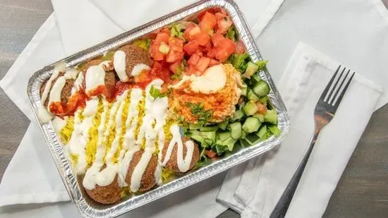 Falafel Over Rice