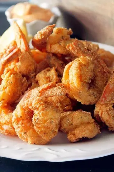 Fried Fish and Fried Shrimp with fries