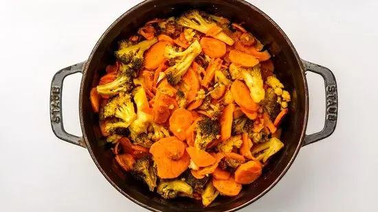 Seasonal Roasted Veggies (Serves 15)