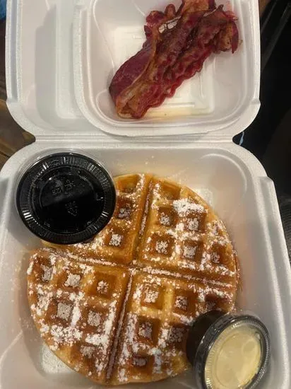 Waffle with Meat