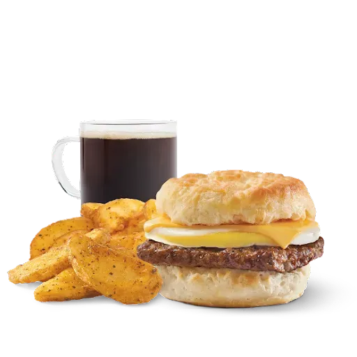 Sausage, Egg & Cheese Biscuit Combo