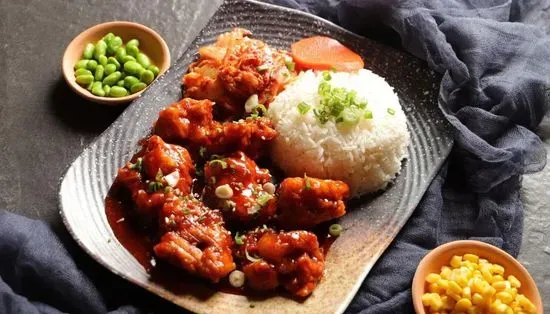 Korean Bang Bang Chicken Rice