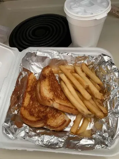 Kids Grilled Cheese With French Fries