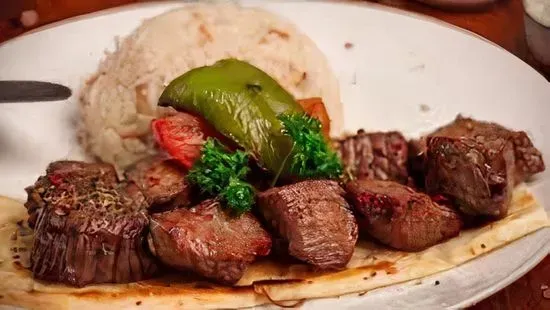 Beef shish kebab