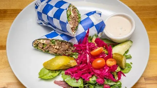 Lamb and Beef Gyros Wrap