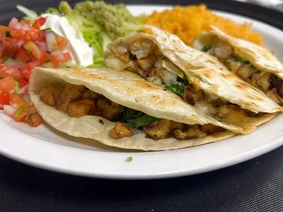 Chicken & Spinach Quesadilla