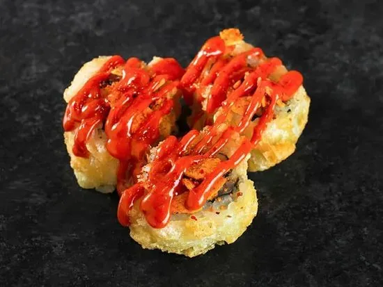 Spicy Garlic Tempura Philadelphia Roll* (3pcs)