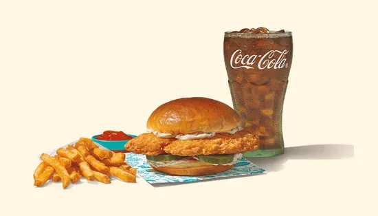 Flounder Fish Sandwich Combo