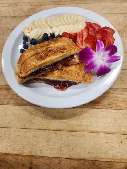 PB&J Croissant Sandwich