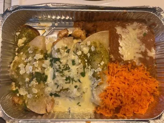 Shrimp Enchiladas Verdes