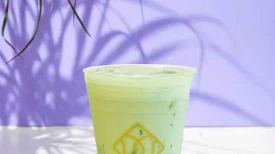 Iced Lavender Matcha Latte