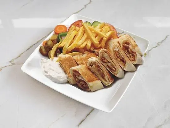 Arabi Chicken Shawarma Plate 