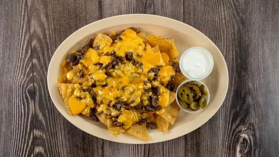 Nachos Con Carne Asada