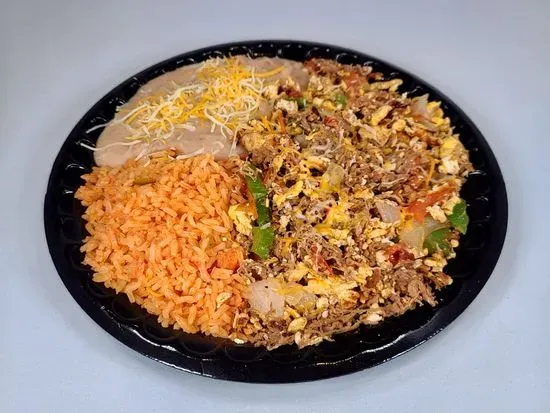 Machaca with Eggs Combo