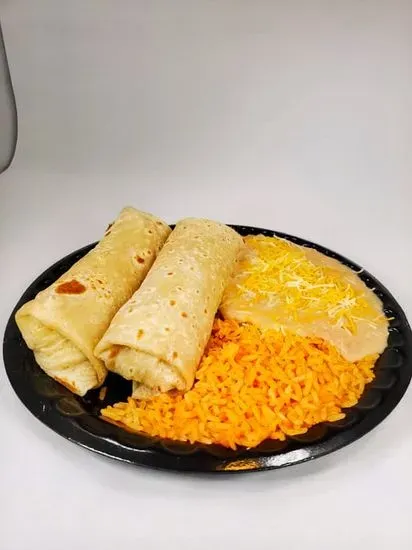 7. Two Beef Burrito Plate