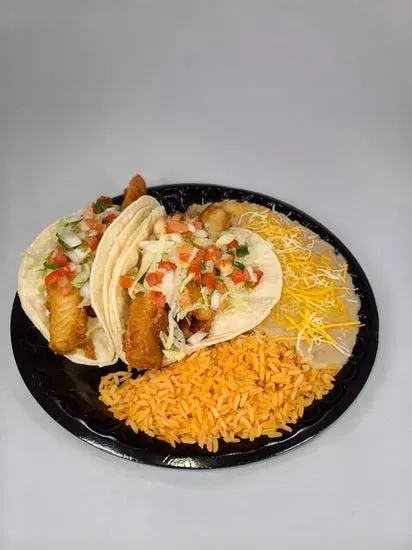 14. Two Fish Tacos Plate