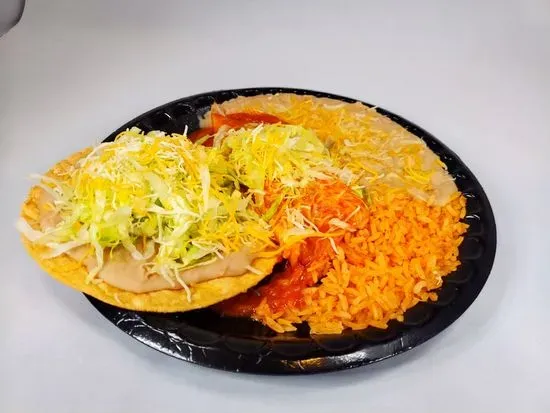 4. Tostada & Enchilada Plate