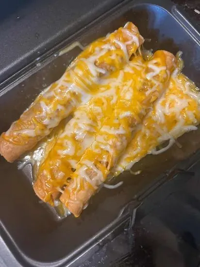 3 Plain with Cheese Rolled Tacos