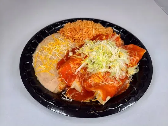 3. Two Cheese Enchiladas Plate