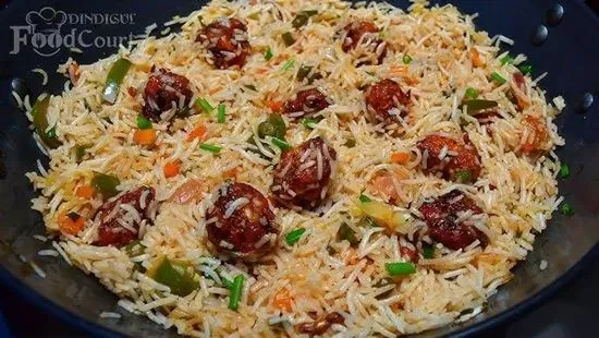 Veg Manchurian Fried Rice