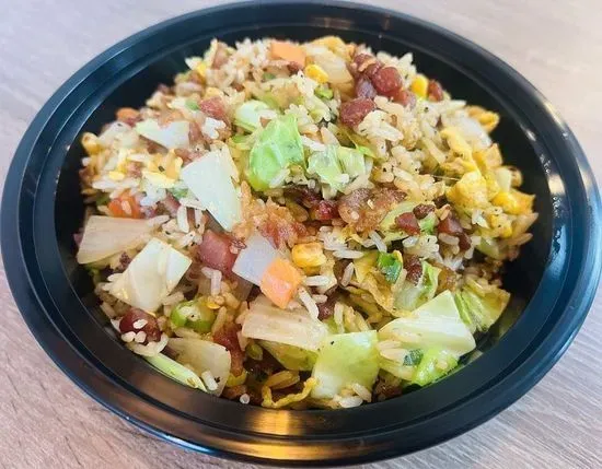 Fried Rice With Bacon (Tray)