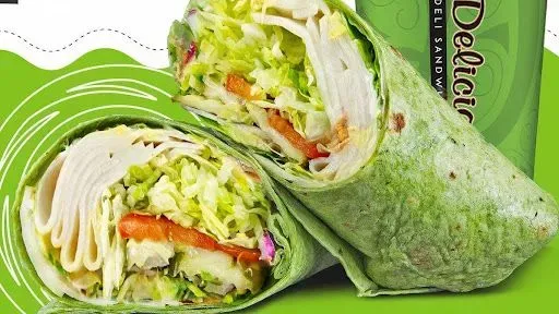 BBQ Chicken & Provolone Spinach Wrap