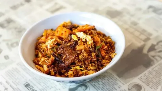 Steak and Kimchi Fried Rice