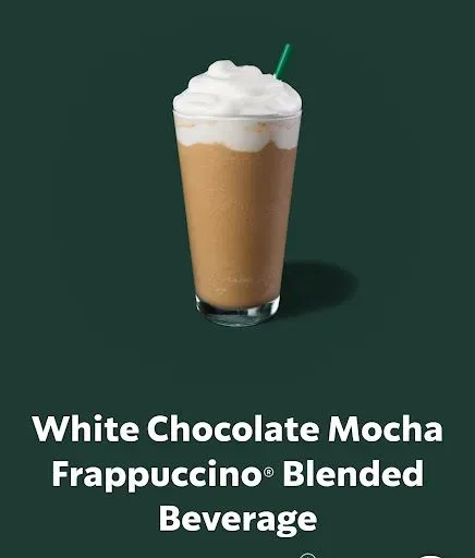 White Chocolate Mocha Frappuccino Blended Beverage