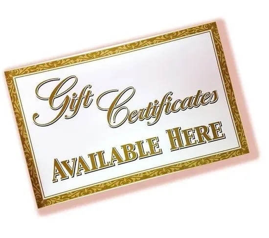 Gift Certificate