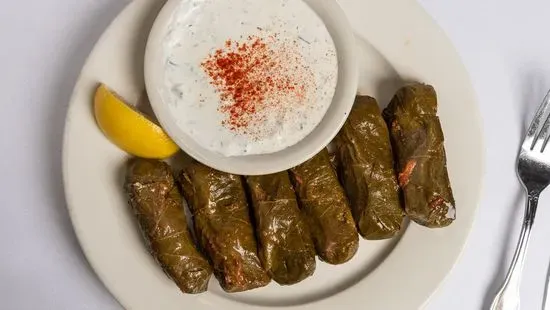 Meat Stuffed Grape Leaves (6)