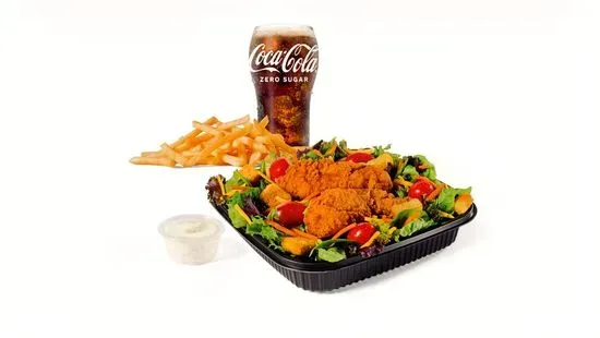 Large Garden Salad w/ Crispy Chicken Combo