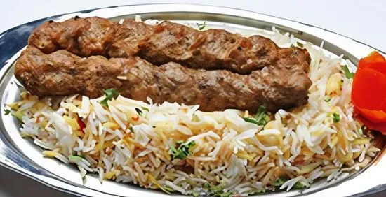 Beef Kebab with Rice