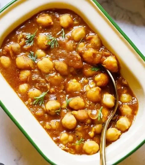 Chana masala W/ rice or naan