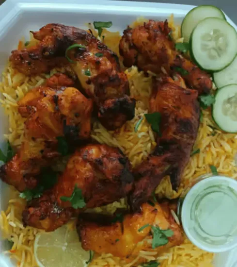 Chicken tikki baryani 