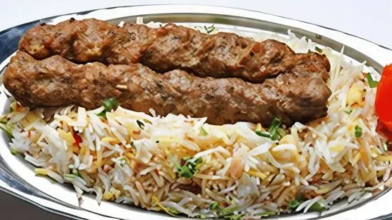 Chicken Kebab with Rice