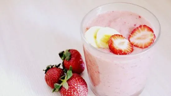 Strawberry and banana smoothie