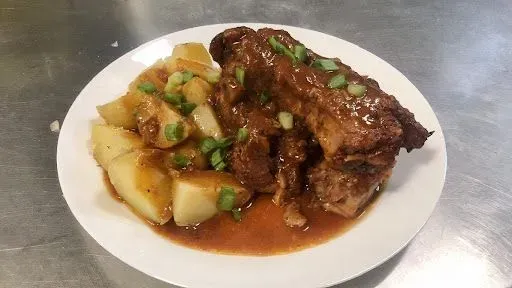 Pork Ribs Under Cherries