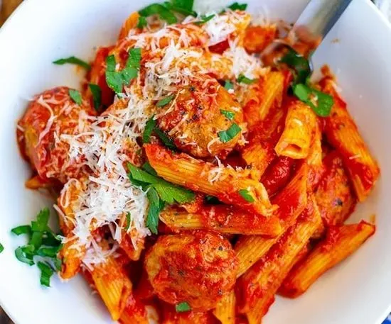 Penne Meatball Pasta