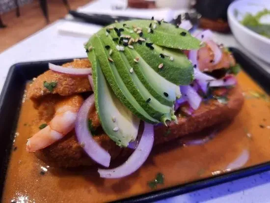 Shrimp Torta Ahogada 