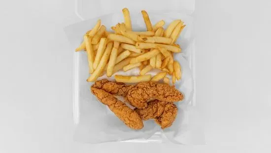 Chicken Tenders (6 Pieces) with Fries or Hibachi Rice