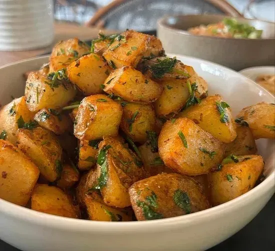 Cilantro garlic potato