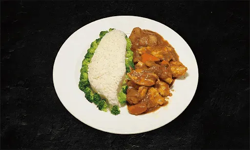 Yellow Curry Chicken Rice