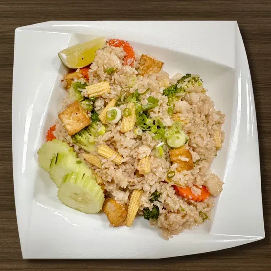 GF Vegetable Tofu Fried Rice