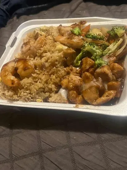 Hibachi Chicken and Shrimp