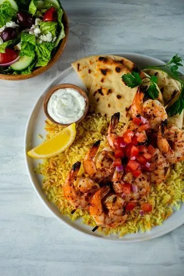 Shrimp Souvlaki