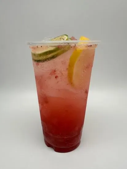 Strawberry Sparkling Drink